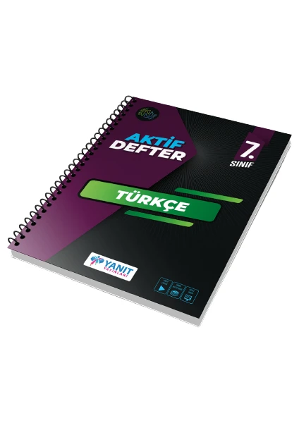 Yanıt Yayınları  7. Sınıf Türkçe Aktif Defter