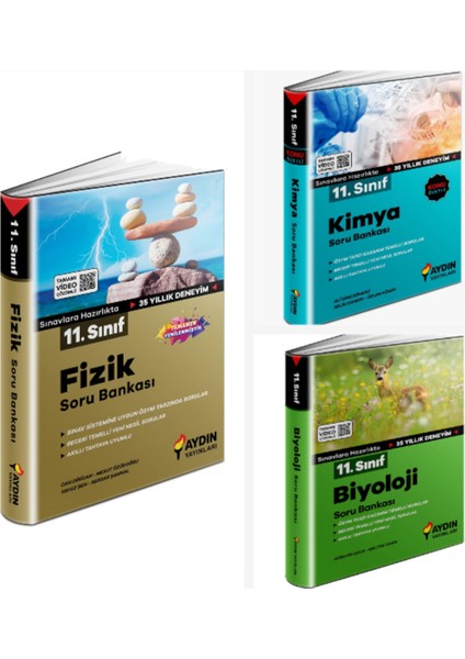 11. Sınıf Sayısal Soru Bankası 3 Kitap