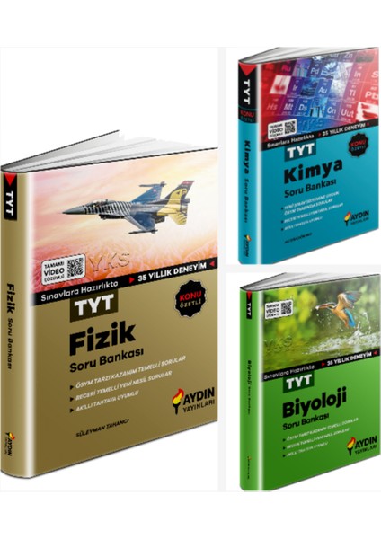 TYT Fizik-Kimya-Biyoloji Soru Bankası