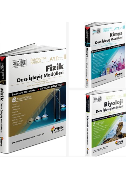 AYT Fizik-Kimya-Biyoloji Ders İşleyiş Modülleri