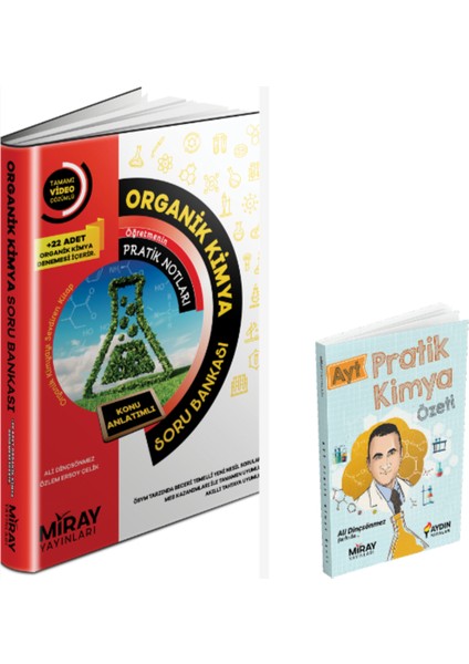 Organik Kimya Soru Bankası & AYT Pratik Kimya Özet Kitabı