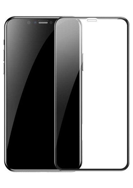 Apple iPhone 11 Pro Tam Kaplayan Fiber Nano Ekran Koruyucu Cam