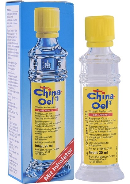 Çin Yağı China Oel Oil 25 ml