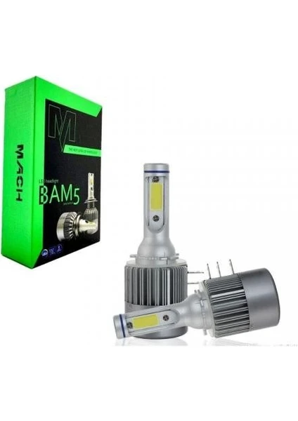 H15 LED Xenon Beyaz Kısa Far Zenon Mach Bam5 H15 LED Ampül Şimşek Etkili