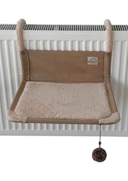 Comfort Kedi Kalorifer Yatağı Sütlü Kahve Rengi