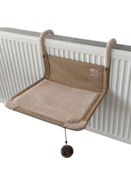Comfort Kedi Kalorifer Yatağı Sütlü Kahve Rengi