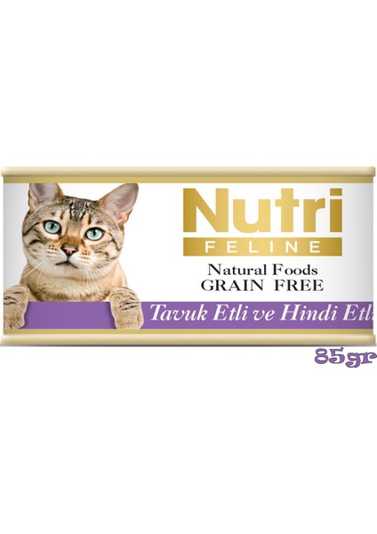 Tavuk&hindi Etli 85GR Nutri Yaş Kedi Maması 32ADET