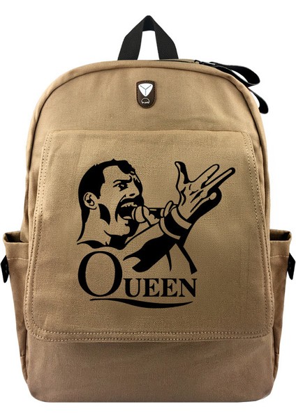 Queen Müzik Grubu Solisti Freddie Mercury Temalı Unisex Sırt Çantası