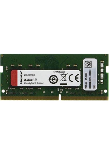 Sisteme Özel 8GB DDR4 2666MHz Notebook Rami
