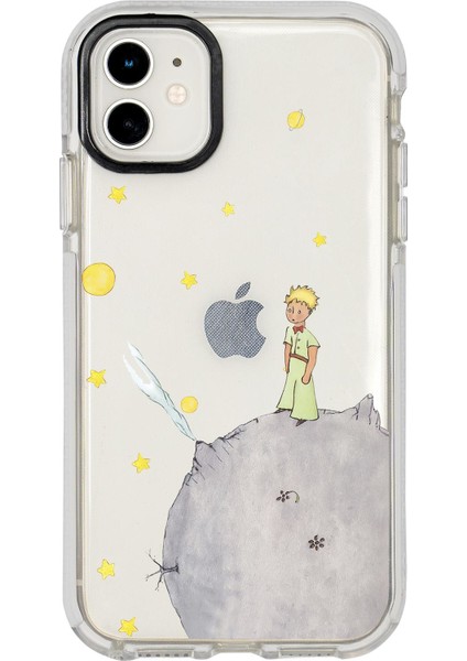 iPhone 11 Küçük Prens Desenli Candy Bumper Silikonlu Telefon Kılıfı