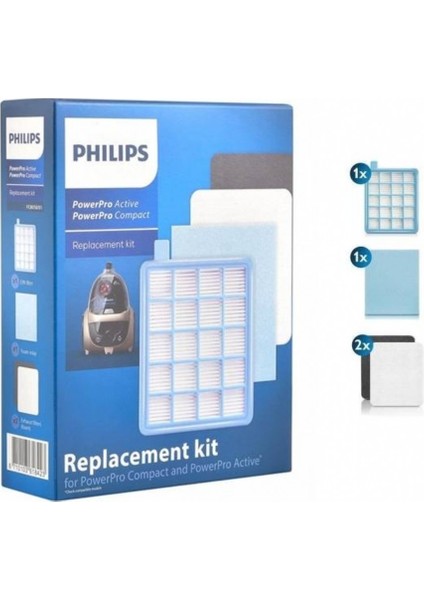 Fc 8470 Fc 8475 Fc 8478 Power Pro Compat Hepa Filtre Seti 2 Kutu