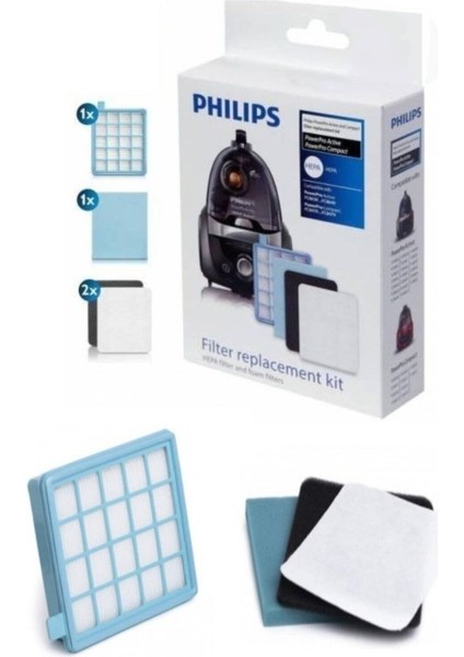 Phılıps Fc 9323/07 Powerpro Compact Hepa Filtre Seti