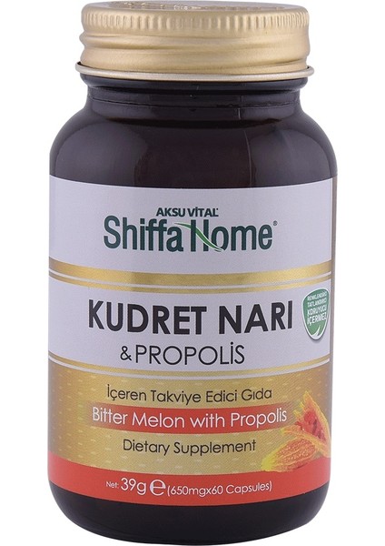 Shiffa Home Kudret Narı Propolisli 60 Kapsül