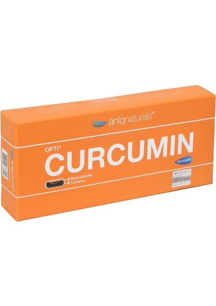 Aniqnaturals Curcumin Zerdeçal Ekstraktı 120 Kapsül