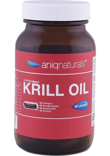 Aniqnaturals Superba Krill Oil Yağı Cam Şişe 730 Mg 60 Softgel