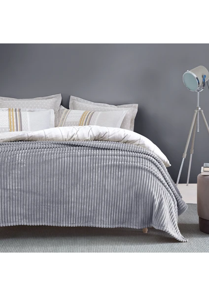 Bedding Holly Wellsoft Battaniye Tek Kişilik - Gri