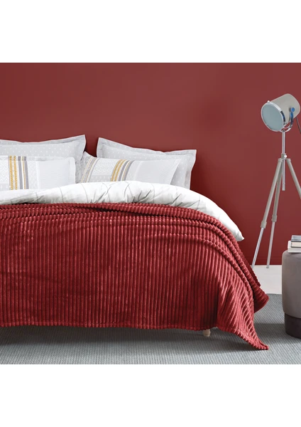 Bedding Holly Wellsoft Battaniye Tek Kişilik - Kiremit