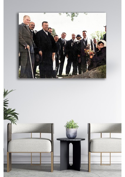 Kanvas Tablo Resim Atatürk Resim Fotoğrafları Dekoratif Duvar Tablosu