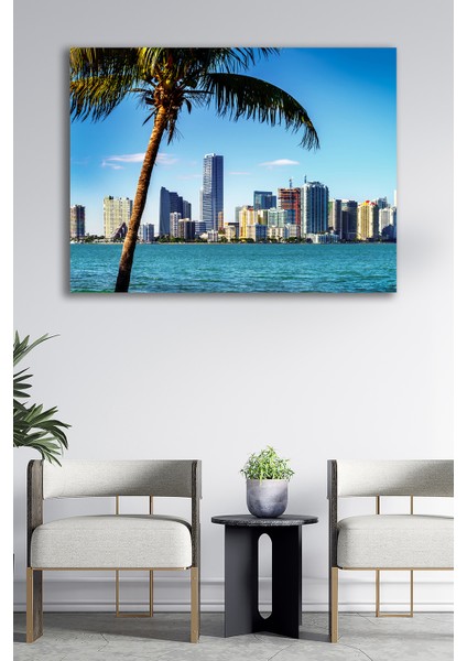 Kanvas Tablo Manzara Doğa Şehir Dekoratif Duvar Tablosu