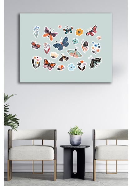 Kanvas Tablo Hayvanlar Dekoratif Duvar Tablosu