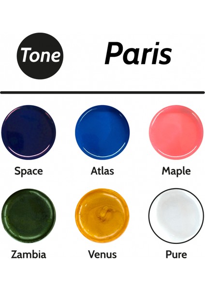 Tone Paris Epoksi Pigment Seti 6 x 25 ml