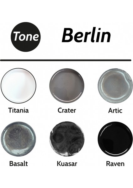 Tone Berlin Epoksi Pigment Seti 6 x 25 ml