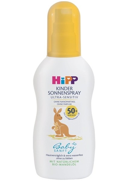 Çocuk Sprey Güneş Kremi Babysanft 50+ Faktör 150 ml