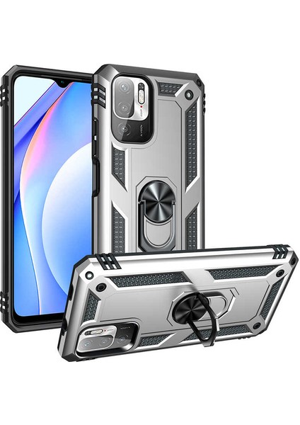 Case 4U Xiaomi Poco M3 Pro Kılıf Vega Silikon Gümüş