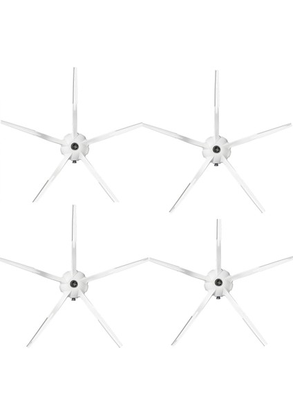 Roborock S7 Uyumlu 4lü Beyaz Yan Fırça