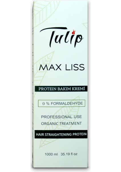 Max Liss Protein Saç Düzleştirici Kremi 1000 Ml