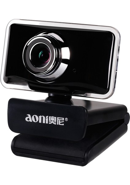 Aoni C11 720P 150 Derecelik Geniş Açılı Hd Bilgisayar Kamera Siyah (Yurt Dışından)