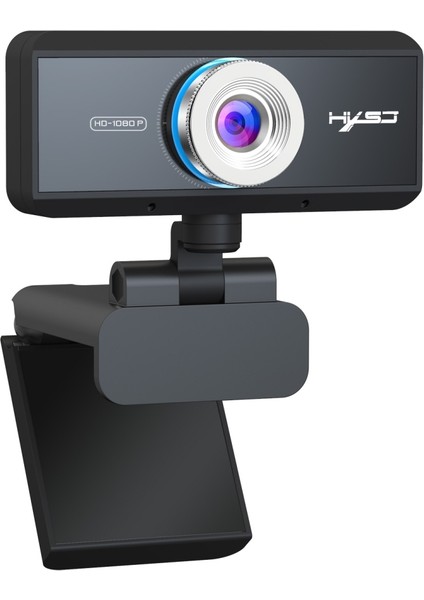S4 1080P Ayarlanabilir 180 Derece Hd Pc Kamera Siyah (Yurt Dışından)