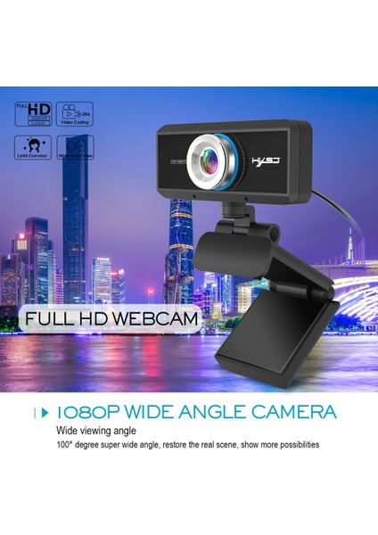 S4 1080P Ayarlanabilir 180 Derece Hd Pc Kamera Siyah (Yurt Dışından) fırsatları