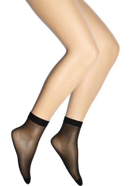 Fit 15 Soket Kadın Çorap Siyah / 500