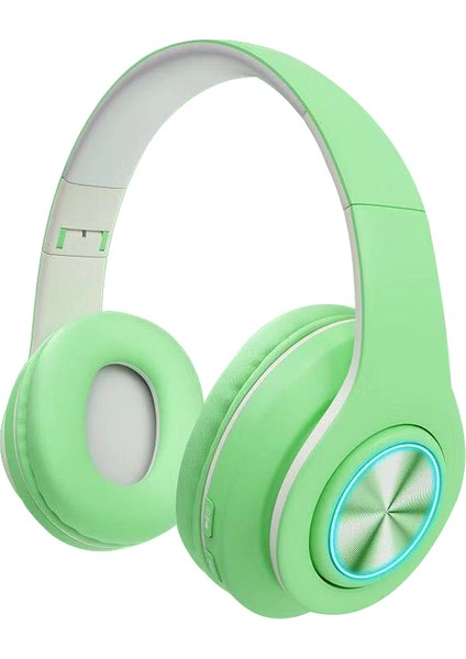 B39 Macaron Kablosuz Bluetooth Kulaklık Yeşil (Yurt Dışından)