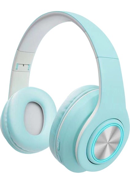 B39 Macaron Kablosuz Bluetooth Kulaklık Mavi (Yurt Dışından)