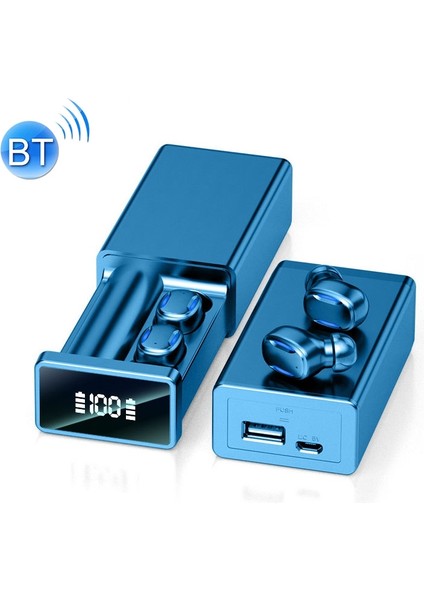 A22 Ingilizce Sürüm Çekmece Dijital Görüntü Bluetooth Kulaklık Mavi (Yurt Dışından) fiyatları