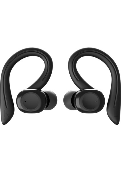L6 Tws Akıllı Gürültü Azaltma Spor Bluetooth Kulaklık Kulak Takılan Siyah (Yurt Dışından)