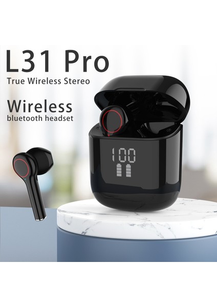 L31 Tws Kablosuz Bluetooth Kulaklık Pro Siyah (Yurt Dışından) modelleri