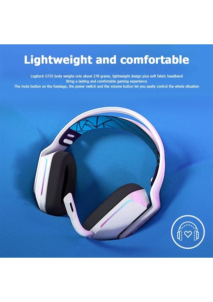 G733 Gaming Headset Rgb Beyaz (Yurt Dışından)