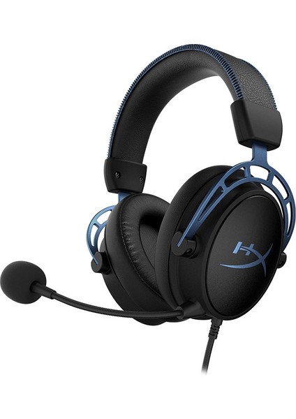 Hyperx Bulut Alfa S Hx-Hscas-Bl / Ww Mavi Gaming Headset Kafa Monteli Siyah (Yurt Dışından)