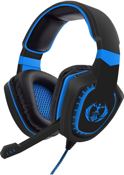 AH28 3.5mm Stereo Ses Kablolu Gaming Headset Mavi (Yurt Dışından)