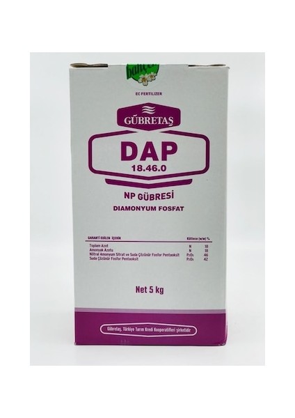 Dap - Np Gübresi 18.46.0 Katı Gübre 5 kg