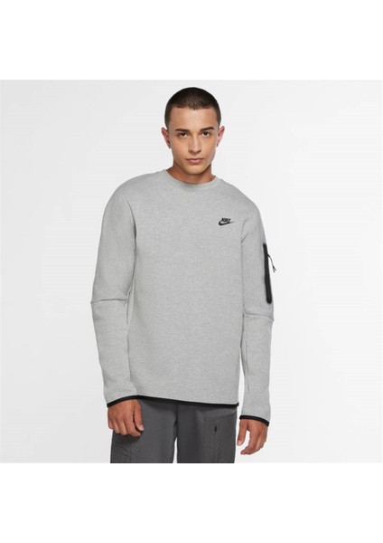 M Nsw Tch Flc Crw Erkek Gri T-Shirt - CU4505-063 fiyatları