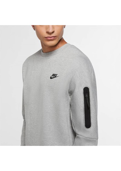 M Nsw Tch Flc Crw Erkek Gri T-Shirt - CU4505-063 fırsatları
