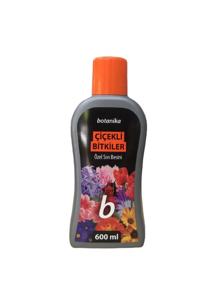 Çiçekli Bitkiler Için Özel Sıvı Besini  (600ML Turuncu)