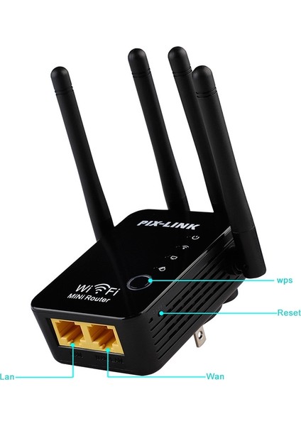 4 Wifi Anten Kablosuz Akıllı Wifi Router (Yurt Dışından)