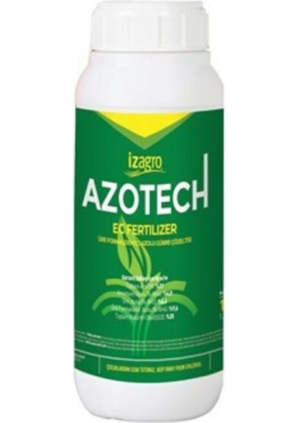 Izagro - Azotech Üre Formaldehitli Azotlu Gübre Çözeltisi 1 Lt