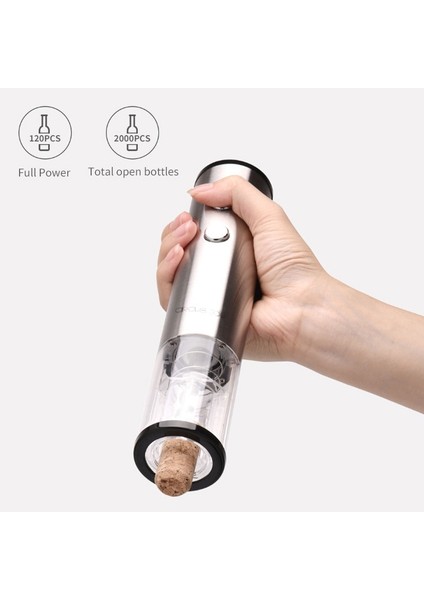 Elektrikli Şişe Açacağı - Gümüş (Yurt Dışından) fırsatları