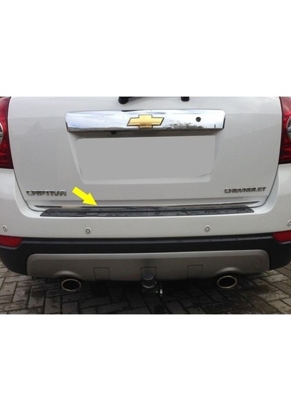 Chevrolet Captiva Krom Alt Bagaj Çıtası 2007> Paslanmaz Çelik